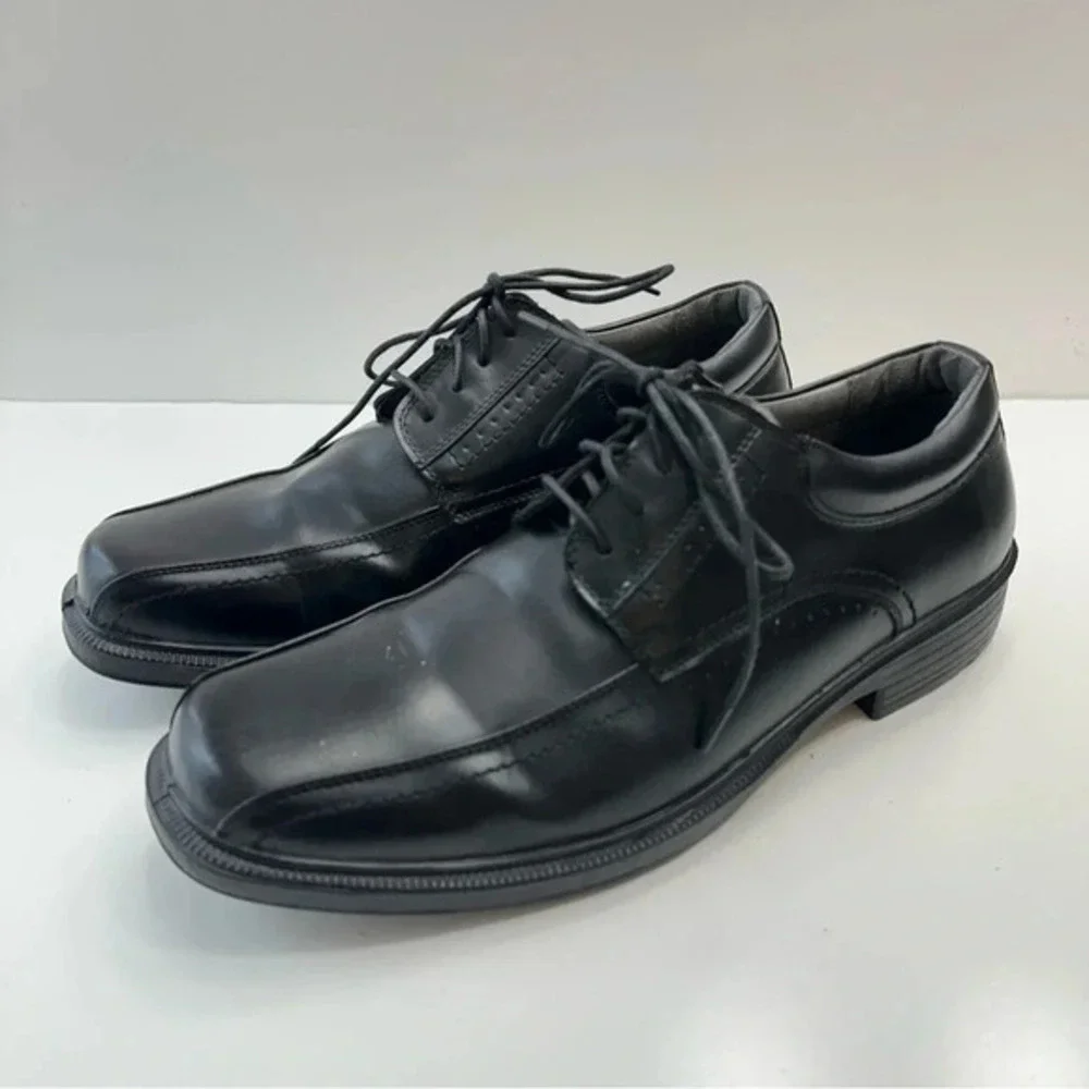 Deer Stags Williamsburg Collection Men's Dress Shoes Black‎ Size 13